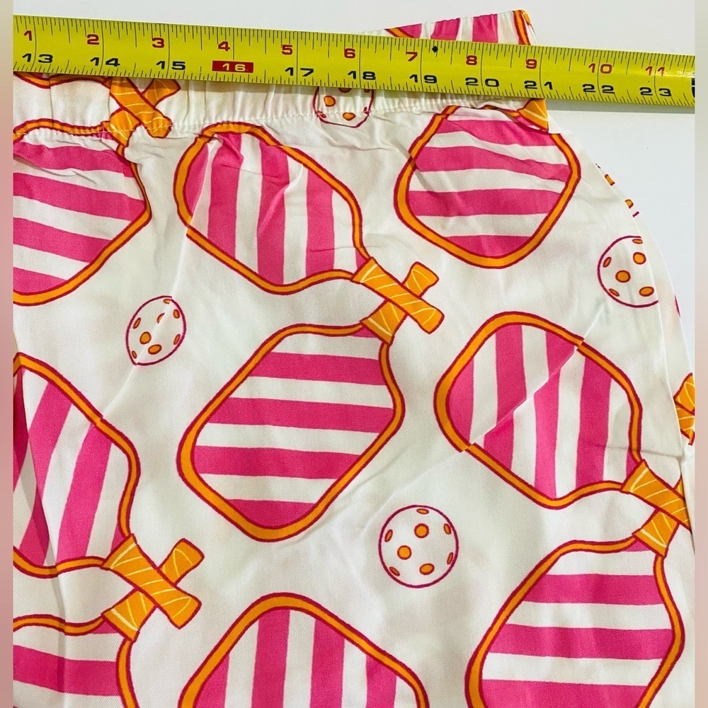 New Katie Kime Pickleball Novelty Print Pajama Short Set NWOT Size 3XL / 2XL - Picture 9 of 16
